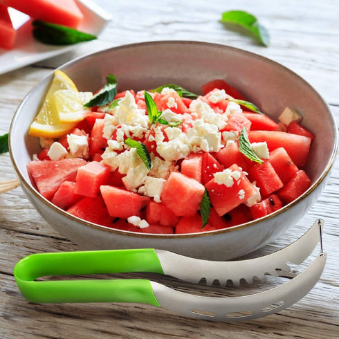 Watermelon Slicer – Premium Cutter Kitchen Tool with Ultra-Sharp Stainless Steel Blade and Ergonomic Handle