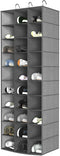 coastal rose Hanging Shoe Organizer for Closet, 30 Sections Hanging Closet Organizers