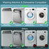 Hat Washer for Washing Machine, Cleaner for Baseball Caps with Frame Cage and Mesh (1 Pack White with Mesh)