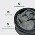 Smilefil Round Reusable Micro Cloth Filter Bags, 10QT Vacuum Bags Compatible with ProTeam Vacuums