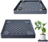 REDHUGO 2PCS Square Plant Caddy with Hidden Wheels, Heavy Duty Rolling Plant