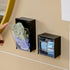 Magnetic Wall Mounted Bathroom Organizer, Cotton Pad Holder Makeup Box for Storage Container