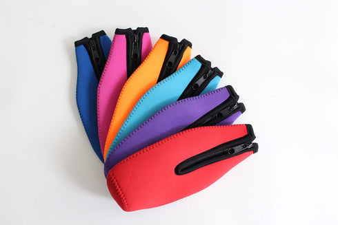 FRRIOTN 6 Pack 12oz Beer Bottle sleeves - Neoprene Insulated Holder for Bottle - Keeps Beer Cold and Hands