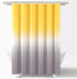 Lush Decor Umbre Fiesta Shower Curtain, 72" x 72", Yellow and Gray Design