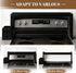 BESLCEID 31-inch 50 bamboo stove rack for above the hob, kitchen bamboo spice rack, supports up to pounds. Bamboo stove