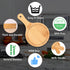 Charcuterie Boards, Cutting Board Set, 6 PCS Mini Bamboo Trays for Serving Food, Fruit Trays for Party Gifts