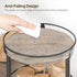 2 Countertop SR22BG YATINEY Lazy Susan Organizer, Rotating Spice Rack, Tier Spice Turntable Organizer, Industrial