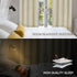 BUHUA Grommet Top Window Drapes for Living Room Bedroom, Energy Saving Room Darkening Curtains, 42W x 72L, 2 Panels,