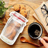 50Pcs Mason Jar Pattern Food Storage Bags, Reusable Portable Smell Proof Ziplock Bags, Red 7.6 5.4in
