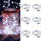 AIKEI 6 Pack LED Fairy Lights Battery Operated, Mini String Lights Waterproof