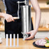 MASTER FENG 2.5 LBS Packed 4 Sausage Stuffer Vertical Stainless Steel Stuffing Maker Machine with Stuffing Funnels