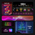 5x6.5 475 100+ 20+ YEELIGHT Smart Curtain Lights, Ft, LEDs, APP Control, DIY Graffiti, GIF Scene Modes, RGB Dynamic