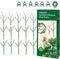 PERSZEN 15 Pack Stackable Plant Support Stakes, Garden Trellis for Climbing Plants Indoor