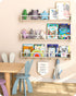 34 inchs, Set 3, Nursery Book Shelves Floating Book Shelves for Wall Nursery, Wall Mount Nursery Shelves of Perfect