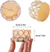 Pack 20 Home(20pcs, of Gold Crystal Tea Lamp Candlesticks Bowl Tealight Candle Holders Decoration Jewelry Votive