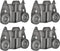 4-Pack W10195417 Dishwasher Wheels Replacement for Kitchen-Aid, Kenmore, Whirlpool, and JennAir