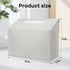 QUISBE (Cream-1 Pack) Tissue Box Cover Holder Compatible with Kleenex Disposable Paper Hand Towels, Leather Paper Towel