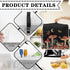 Moon Mushroom Butterfly Stand Mixer Dust-proof Cover, Organizer Bag with Multi Pockets for Kitchen Accessories