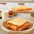 Joeabor 4 Slices of Artificial Toast - Realistic Fake Food for Display - Faux Toast Model for Decoration - Faux Food