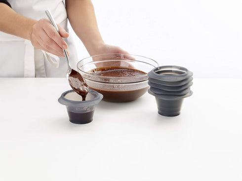 Lekue Silicone Molten Lava Cake Mold, Set of 6