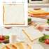 Joeabor 6 Pack Artificial Bread Slice and Toast Fake Sliced Bread Realistic Fake Food for Display Faux Bread Model