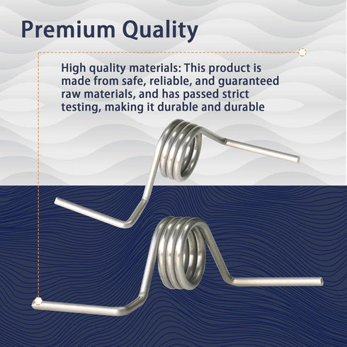 4Pk-DA81-01345B Refrigerator French Door Spring, Compatible with Samsung Models RF267AFWP RF267HERS