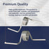 4Pk-DA81-01345B Refrigerator French Door Spring, Compatible with Samsung Models RF267AFWP RF267HERS