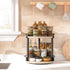 2 Countertop SR22BG YATINEY Lazy Susan Organizer, Rotating Spice Rack, Tier Spice Turntable Organizer, Industrial