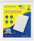 TICONN 2PK Plastic Mattress Bag for Moving, Heavy-duty Waterproof Mattress Protector Cover