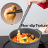 2 Pairs 12.6 Inches Cooking Extended Chopsticks, Reusable Fiberglass for Kitchen Noodles, Hotpot, Black