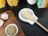 Marble Spoon Rest for Kitchen Counter, Cooking Utensil Holder for Stove Top, Non-Slip Silicone Feet, 1 Pack