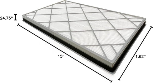 Nispira HE6FKPET True HEPA Filter Replacement with Activated Carbon for Shark Air Purifier 6 Fan, 1 Pack
