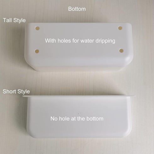2 Styles Adhesive Plastic Floating Shelves Stick on Wall Mounted Shower Organizer Caddy for Bathroom Kitchen Cabinet