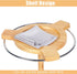 Sunglasses Organizer with 360 Rotating Display, Eyeglasses Rack, Wood Base for 12 Pairs of Eyewear for Desk Dresser