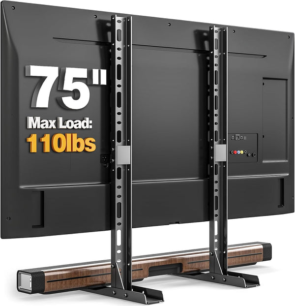 TAVR Furniture TAVR Universal Table Top TV Stand Mount, TV Legs for Most 20-75