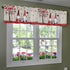 ALAGEO Valentines Day Valances for Windows, Gnomes Love Heart Valance Window Treatments for Kitchen Bathroom 54 x 18
