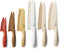 CAROTE 12 Pieces Kitchen Knife Set, Stainless Steel with Nonstick Ceramic Coating, Dishwasher Safe, 6 Blade Guards,