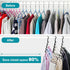 Closet Organizers and Storage - Upgraded 12 Pack Clothes Hanger for College Dorm Room Essentials