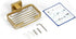 SEIDO Gold Soap Dish for Shower, 304 Stainless Steel Double-Locking Soap Holder, Wall