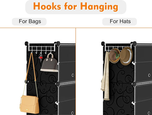 4 16 Closet HOMIDEC Shoe Rack, Tier Shoe Storage Cabinet Pair Plastic Shoe Shelves Organizer for Hallway Bedroom