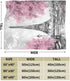 Perinsto 80"X60" Paris Eiffel Tower Modern Art Street Throw Blanket Ultra Soft Warm All Season Decorative Fleece