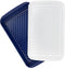 Tovolo Large Marinade Container with Lid (Blue/White) - BBQ Prep Tub for Kitchen, Grill, and Meal Prep