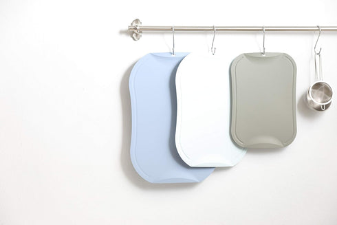 doblé Non-Scratch Flexible Cutting Board for Chopping, Scratch Free Juice Grooves, Non-Slip Dishwasher Safe