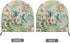 Hummingbird Hibiscus Print 24" Fan Cover, Industrial Fan Protection Cover for Wall Mount, Outdoor Waterproof
