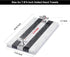 Guest Towel Holder Tray for Bathroom, Marble Guest Napkin Holder, Disposable Hand Towel Holder, White and Black
