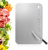 Kacitalone Tavano Titanium Cutting Board,100% Pure Titanium Cutting Boards for Kitchen,Double-side Available Cutting