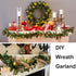 4 Strands Christmas Garland, 80 Feet Artificial Pine Garland for Holiday Wedding Party Decoration, Indoor/Outdoor