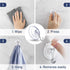 Suction Cup Hooks 15 Pack, 1.77 Inches Clear Suction Cup Hooks for Glass Window Decor, Shower Bathroom, Reusable PVC