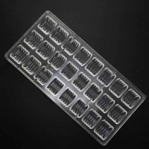Polycarbonate Chocolate Mold DIY Handmade Chocolate Candy Mould Pastry Tools Bakeware Thread Cylinder (19352) by GRAINRAIN