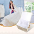 Wedding Dress Storage Box - Preservation Box with Lid, Foldable Acid-Free Organizer with Gloves and Acid-Free Paper,